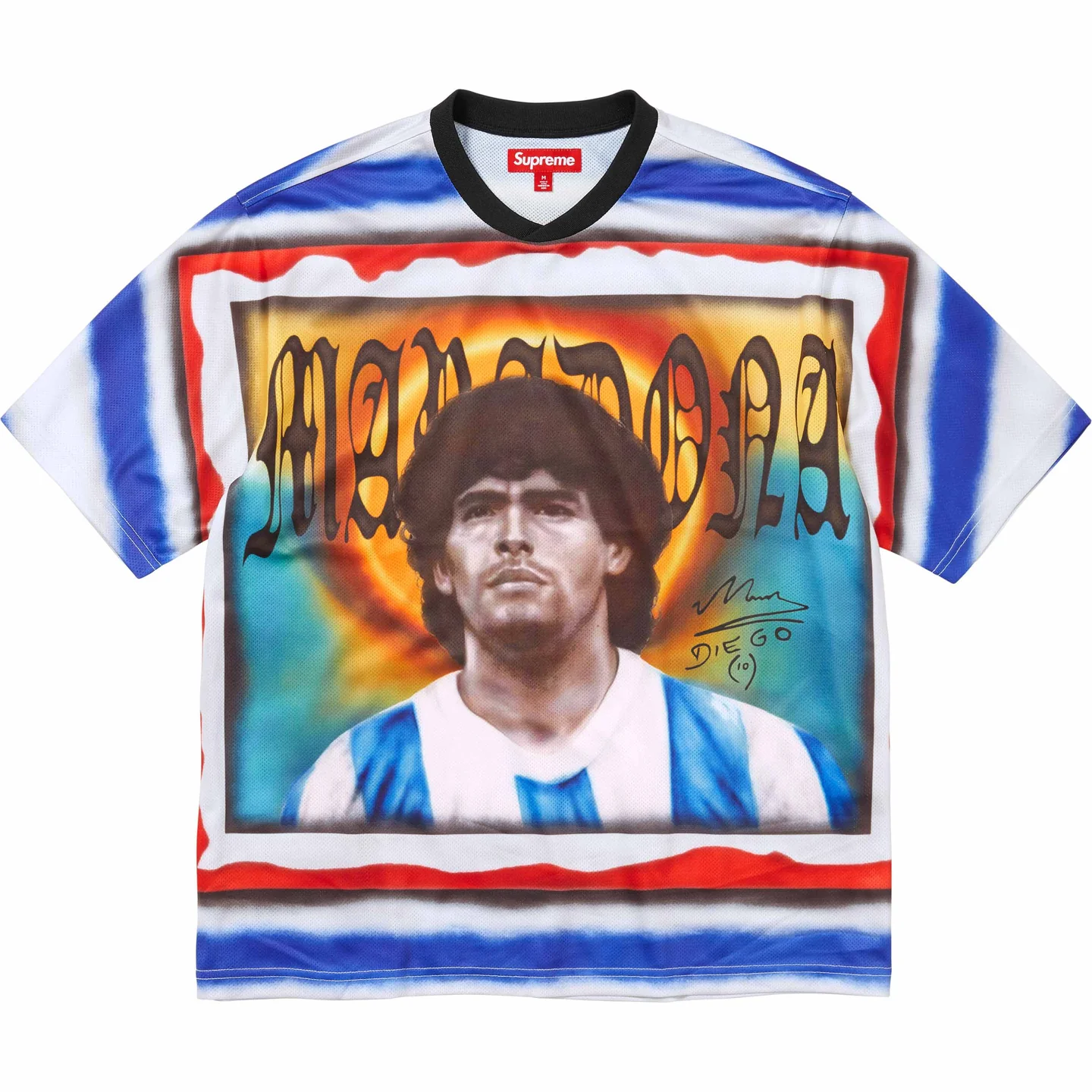 Supreme Maradona Soccer Jersey