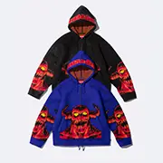 Supreme Supreme/Toy Machine Zip Up Hooded Sweater