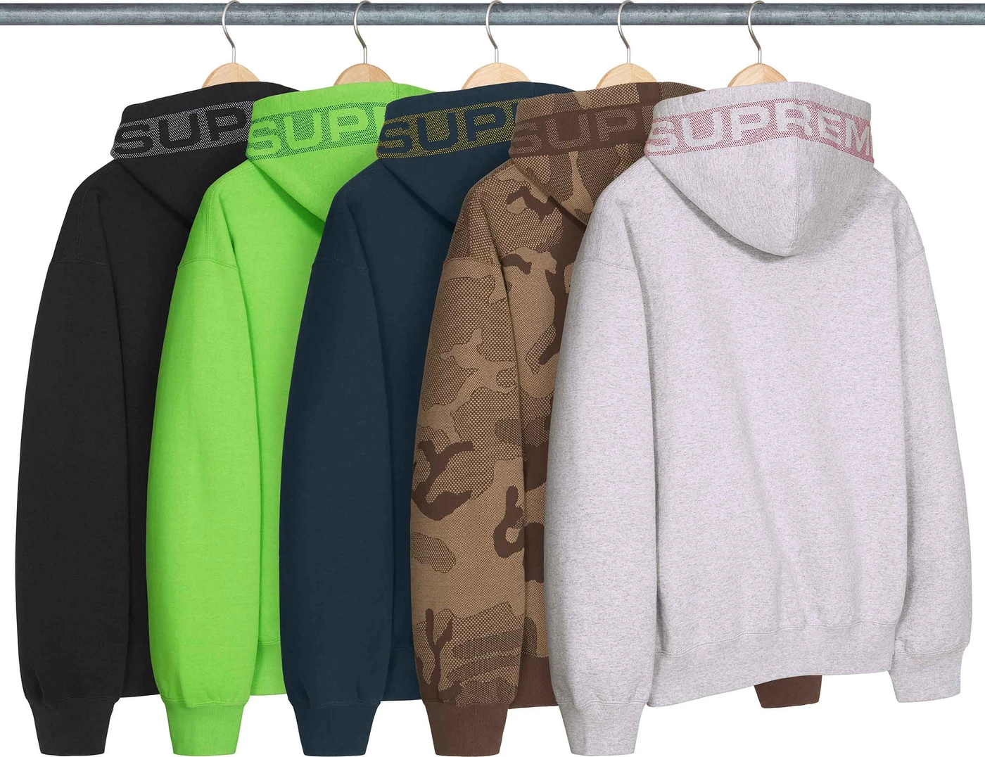 Supreme Jacquard Stripe Hooded Sweatshirt
