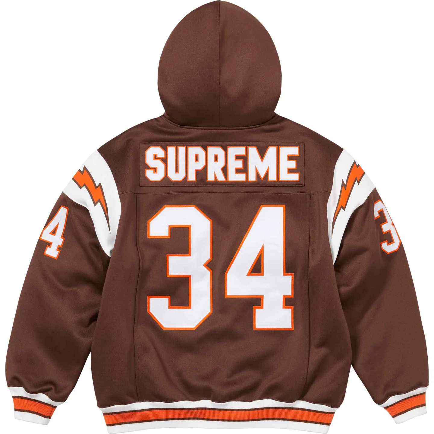Football Zip Up Hooded Sweatshirt | Supreme 24ss