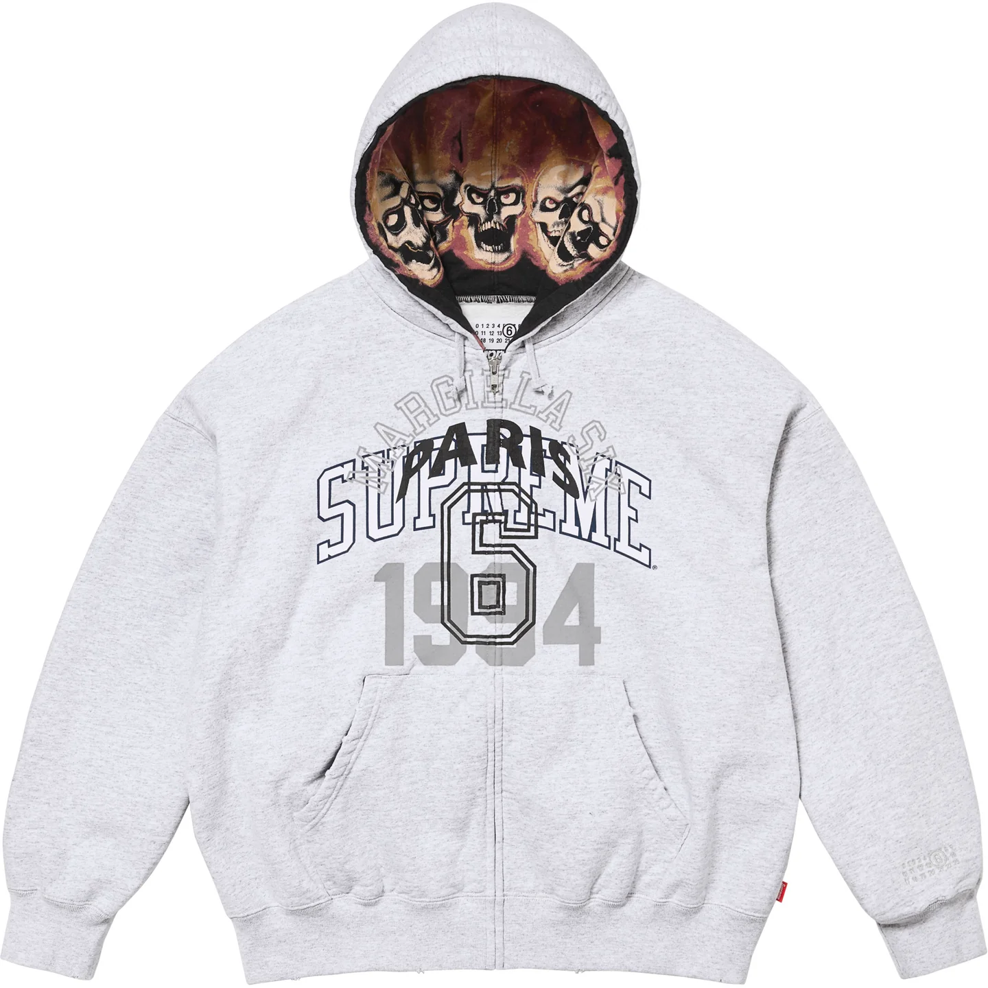 Supreme®/MM6 Maison Margiela Zip Up Hooded Sweatshirt