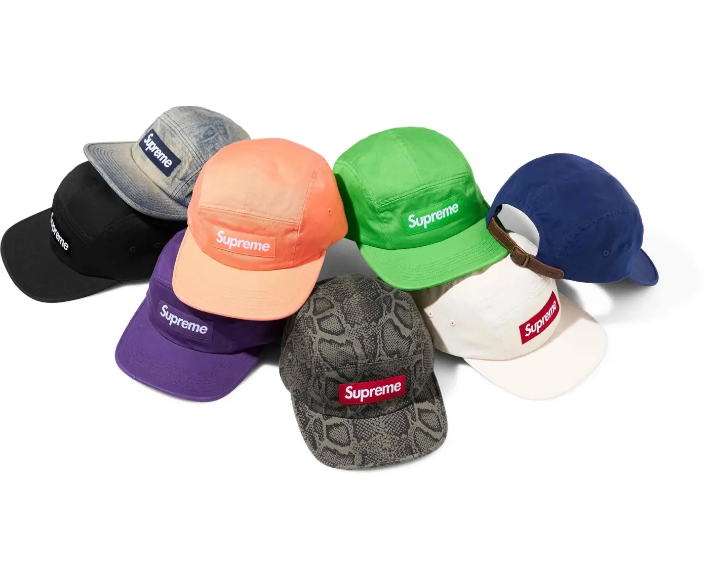 Washed Chino Twill Camp Cap | Supreme 24ss