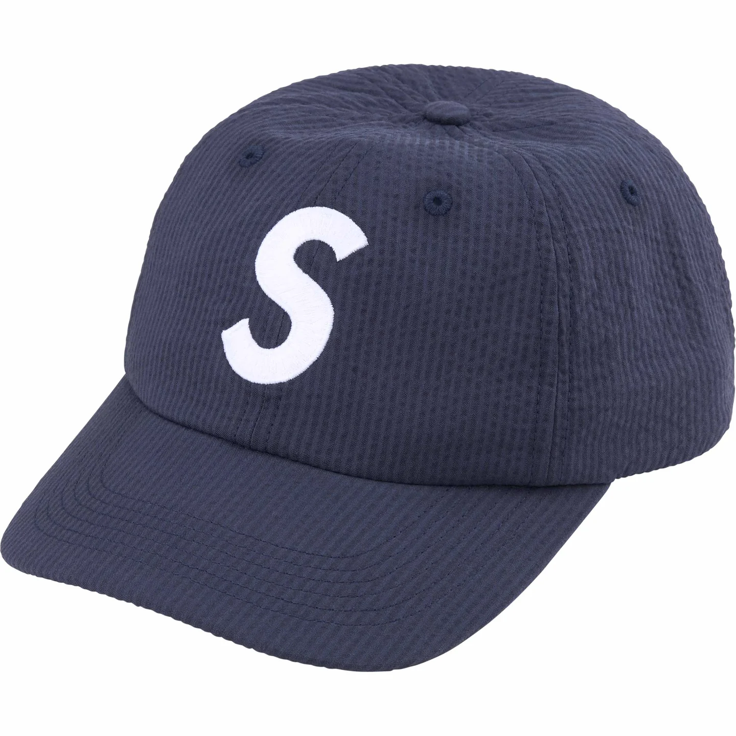 Seersucker S Logo 6-Panel | Supreme 24ss