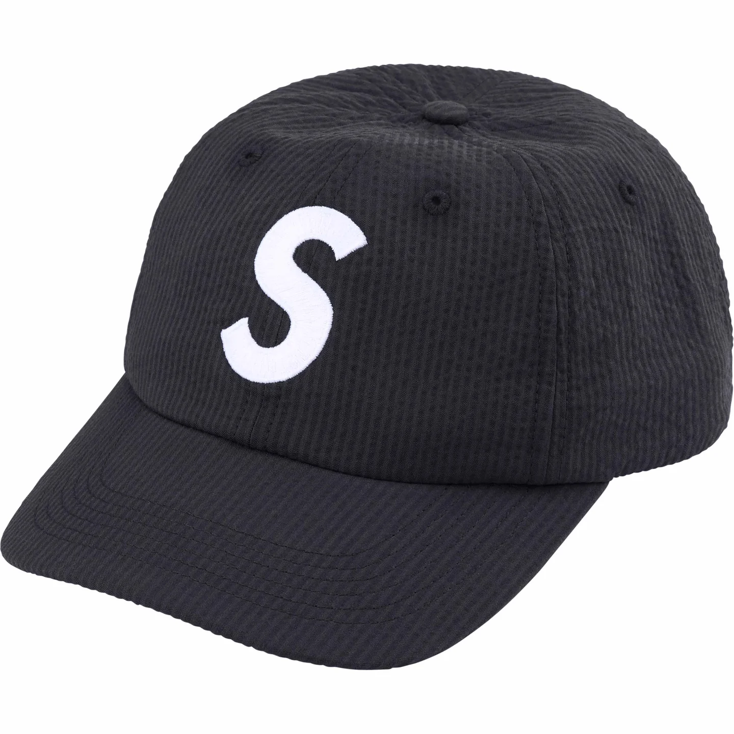 Supreme Seersucker S Logo 6-Panel