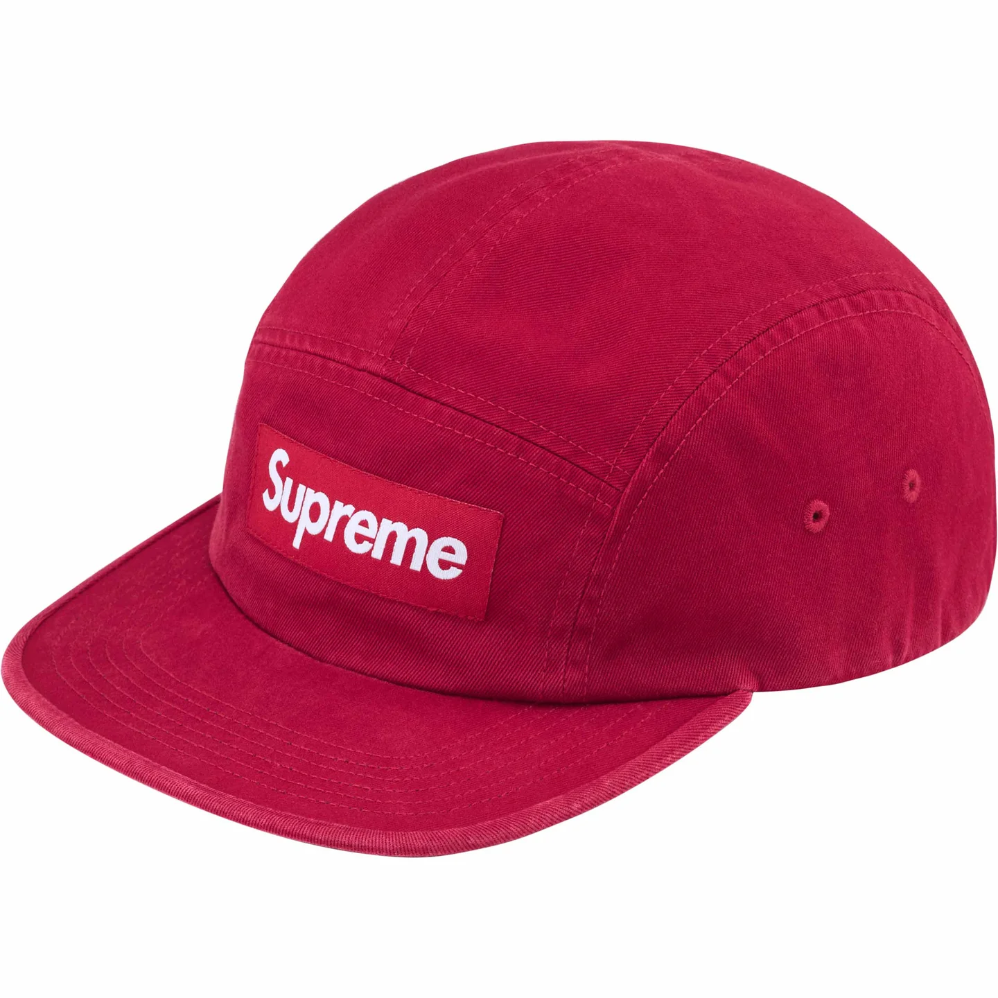 Supreme Washed Chino Twill Camp Cap