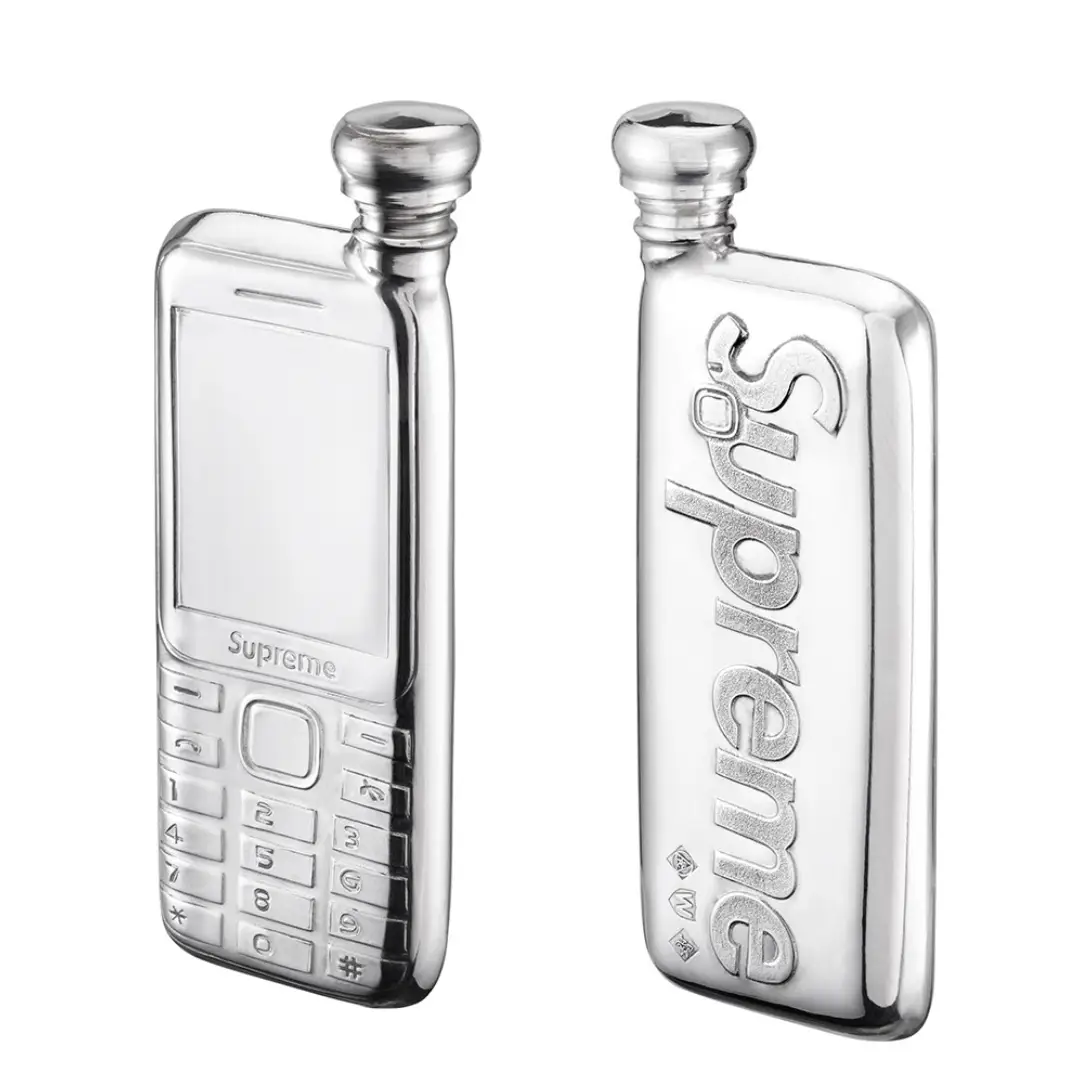 Burner Phone Pewter Flask | Supreme 24ss