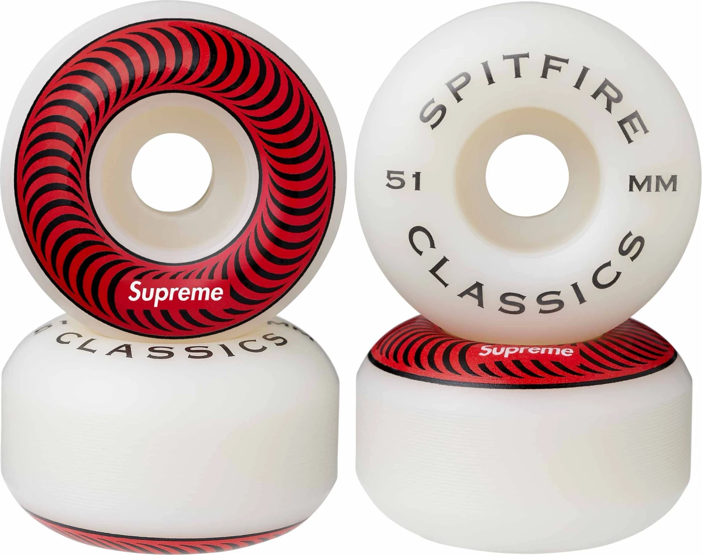 Supreme®/Spitfire® Classic Wheels (Set of 4)