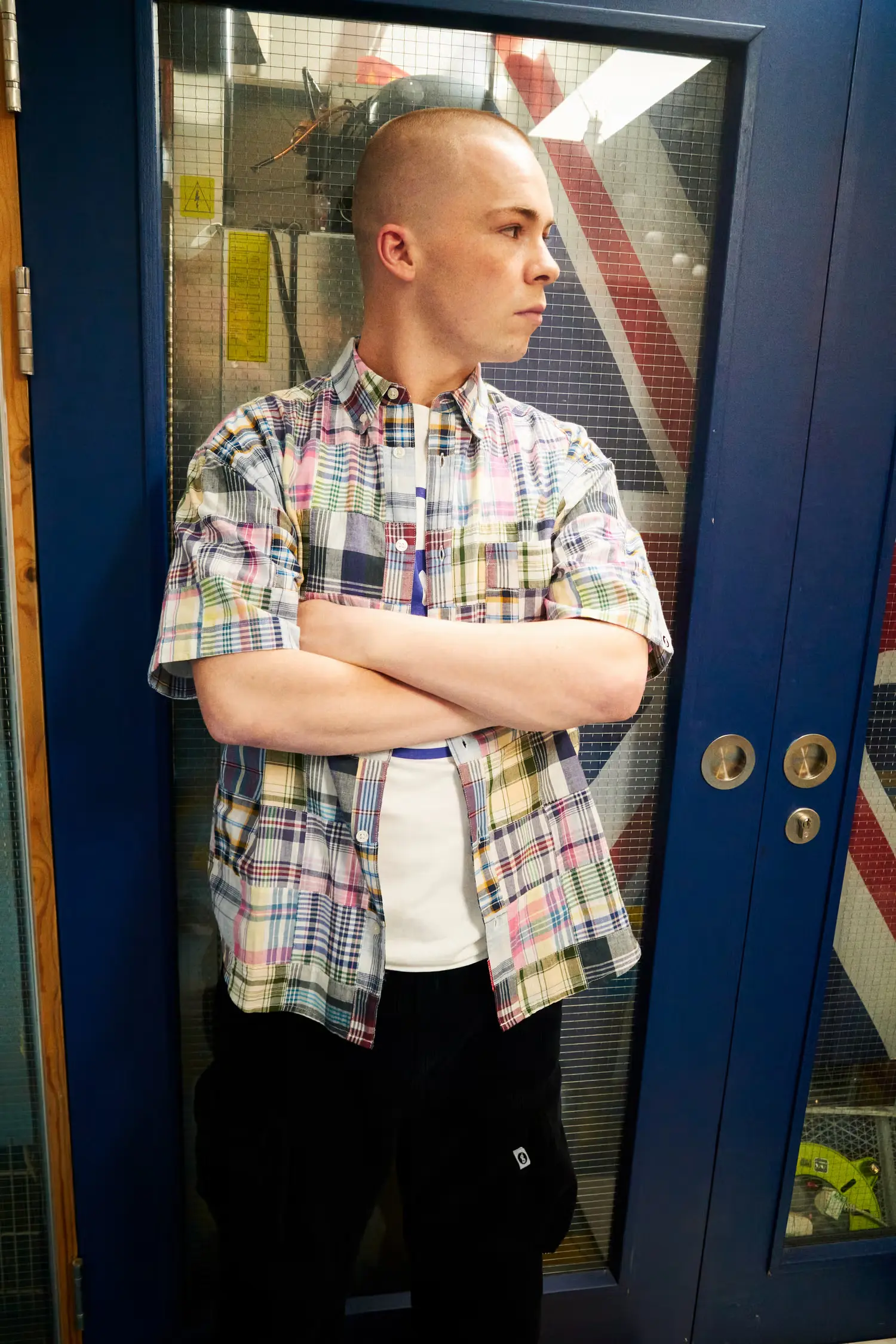Supreme Supreme®/GOODENOUGH Patchwork Madras S/S Shirt