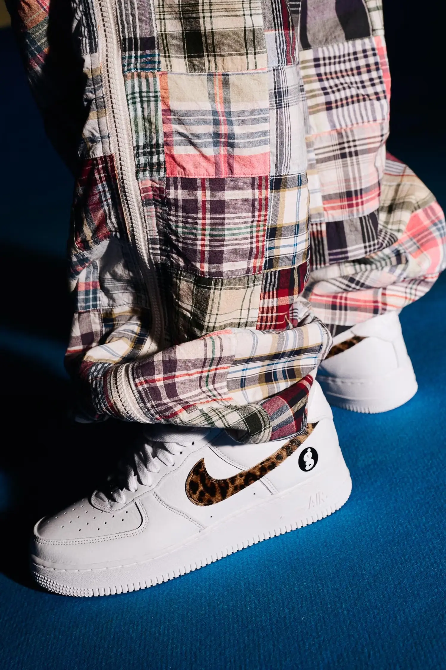 Supreme Supreme®/GOODENOUGH Patchwork Madras Full Zip Track Pant