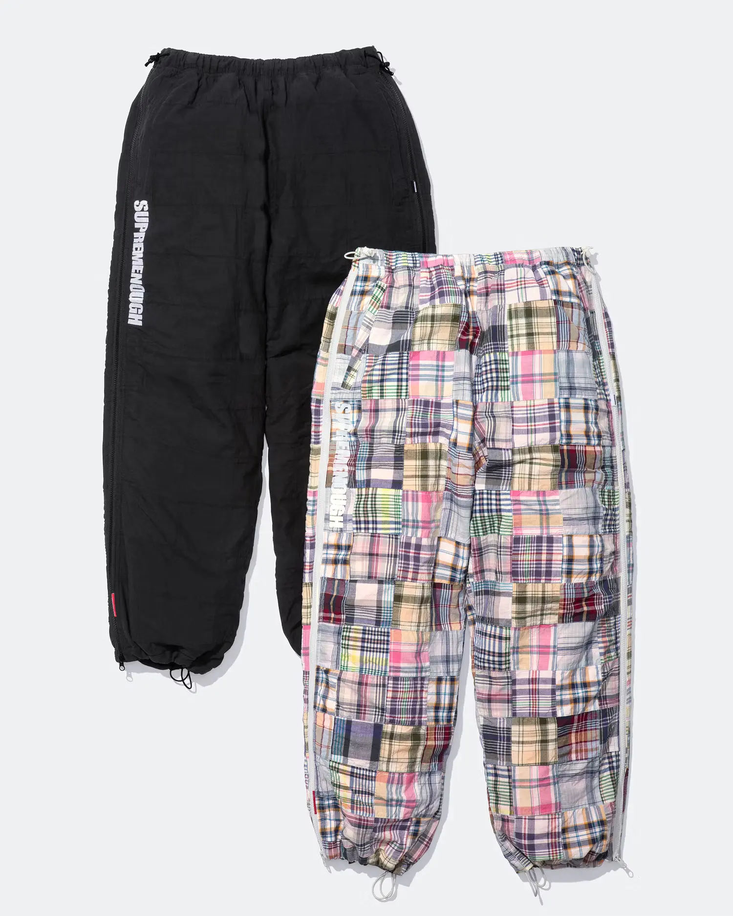 Supreme Supreme®/GOODENOUGH Patchwork Madras Full Zip Track Pant