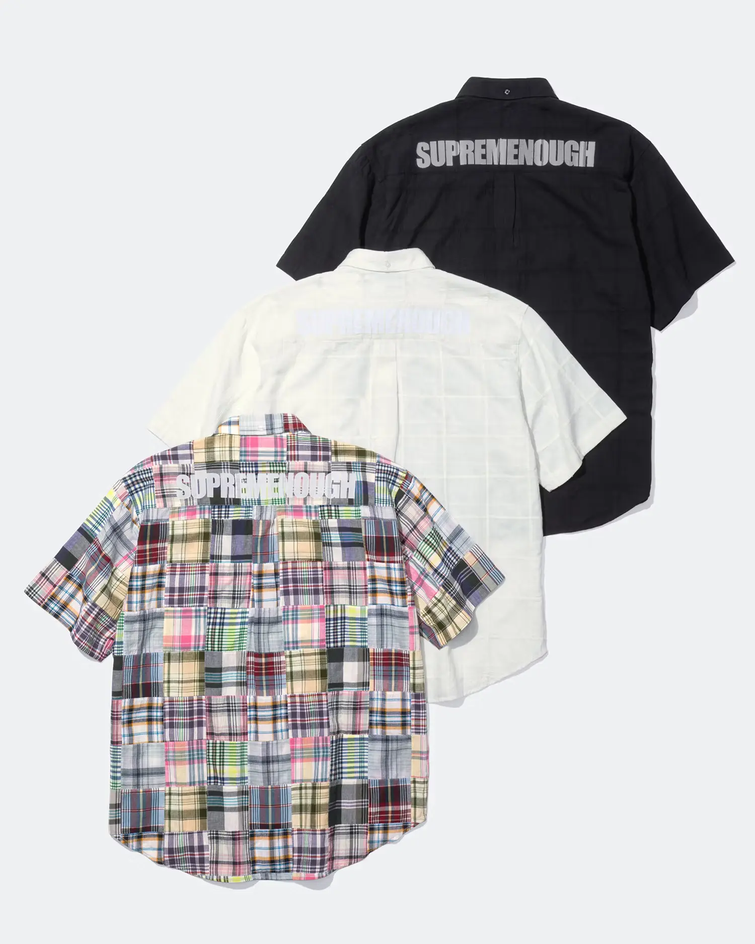 Supreme Supreme®/GOODENOUGH Patchwork Madras S/S Shirt