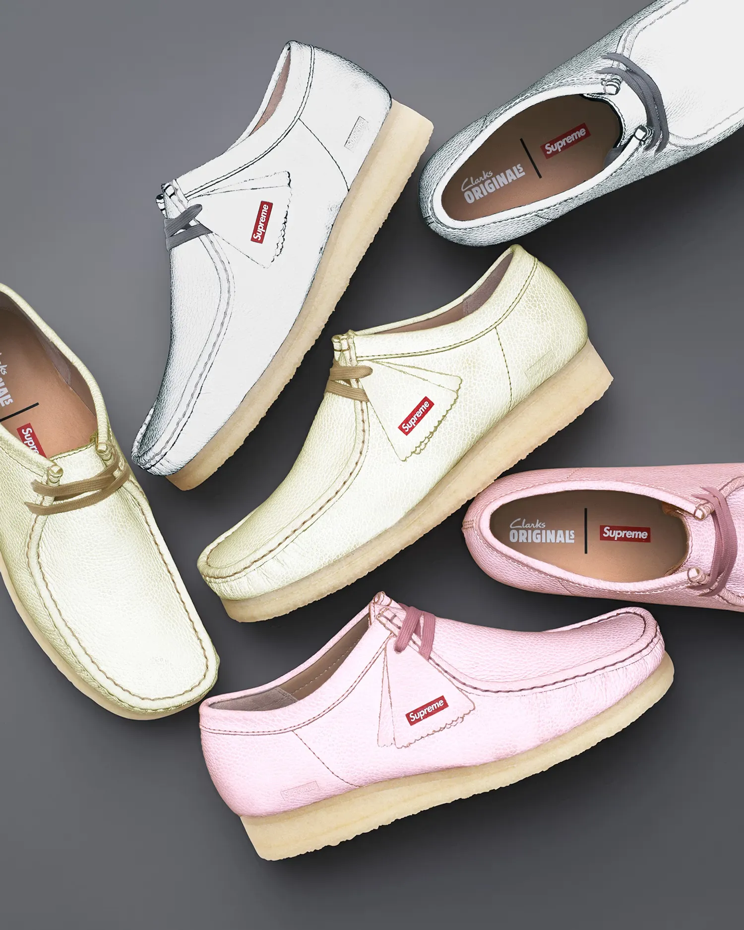 Supreme Supreme®/Clarks Originals™ Reflective Wallabee™