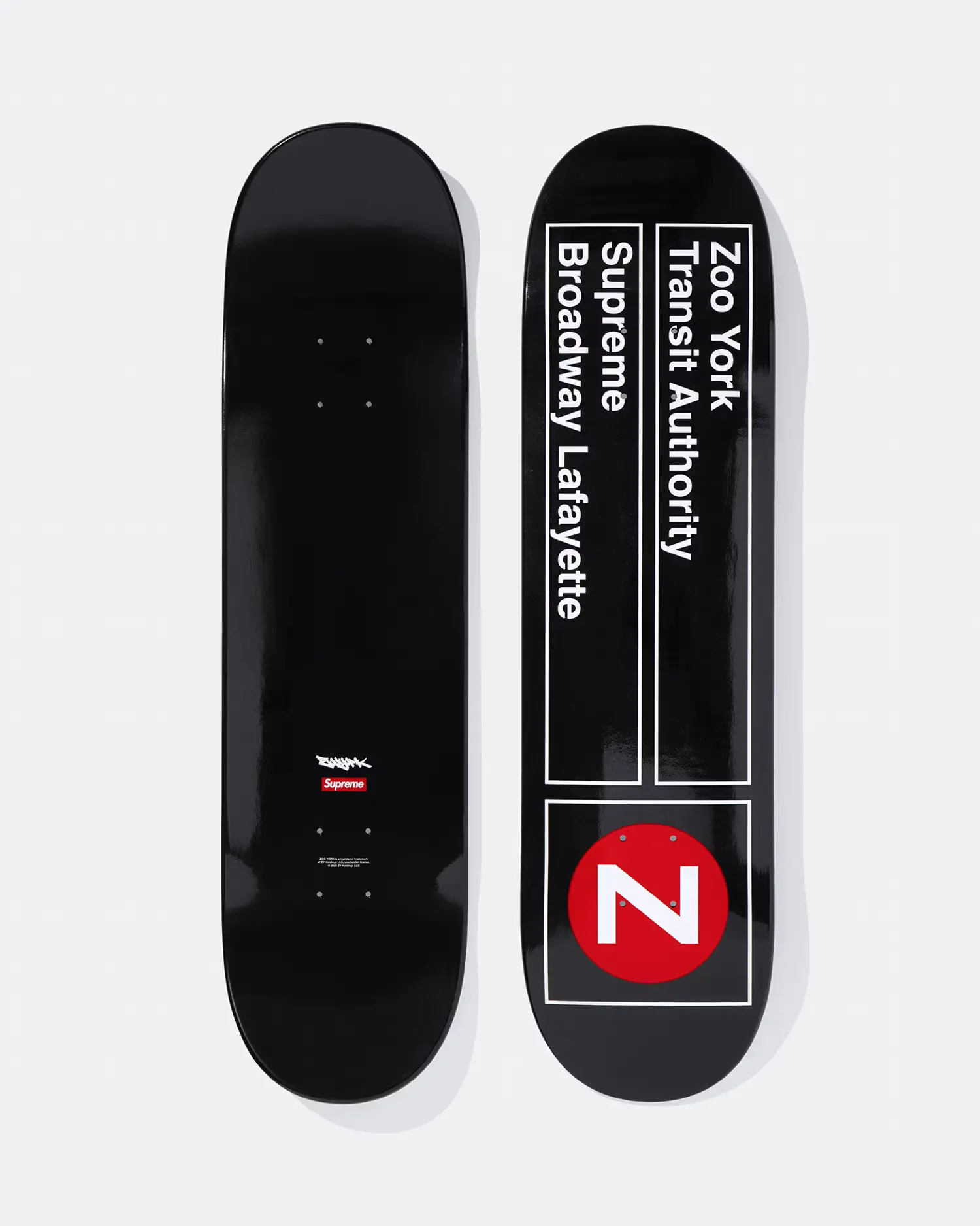 Supreme Supreme Supreme/Zoo York Skateboard