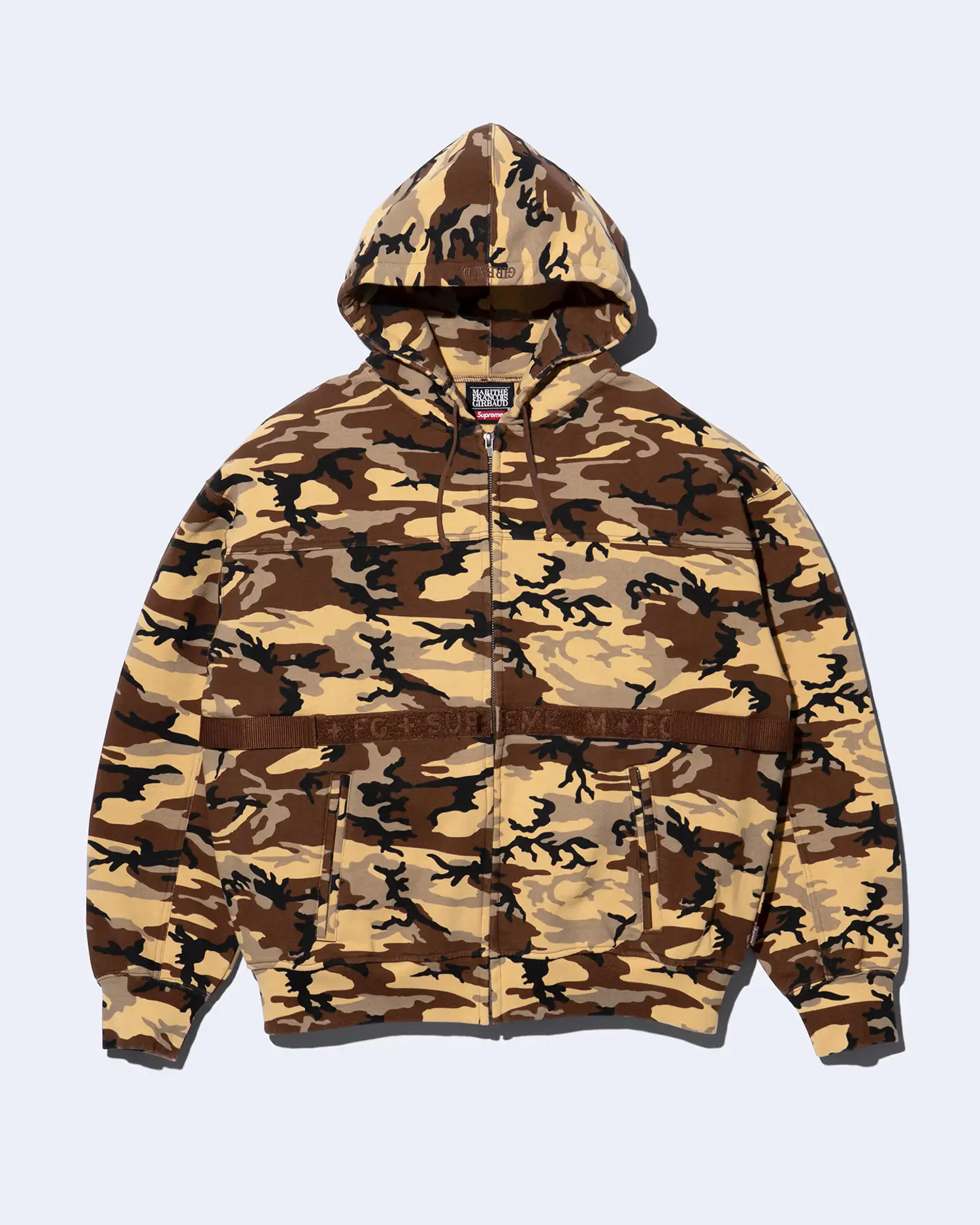 Supreme Supreme Supreme®/Marithé + François Girbaud Zip Up Hooded Sweatshirt