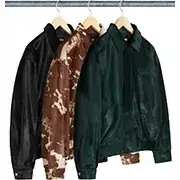 Supreme Ponyhair Varsity Jacket