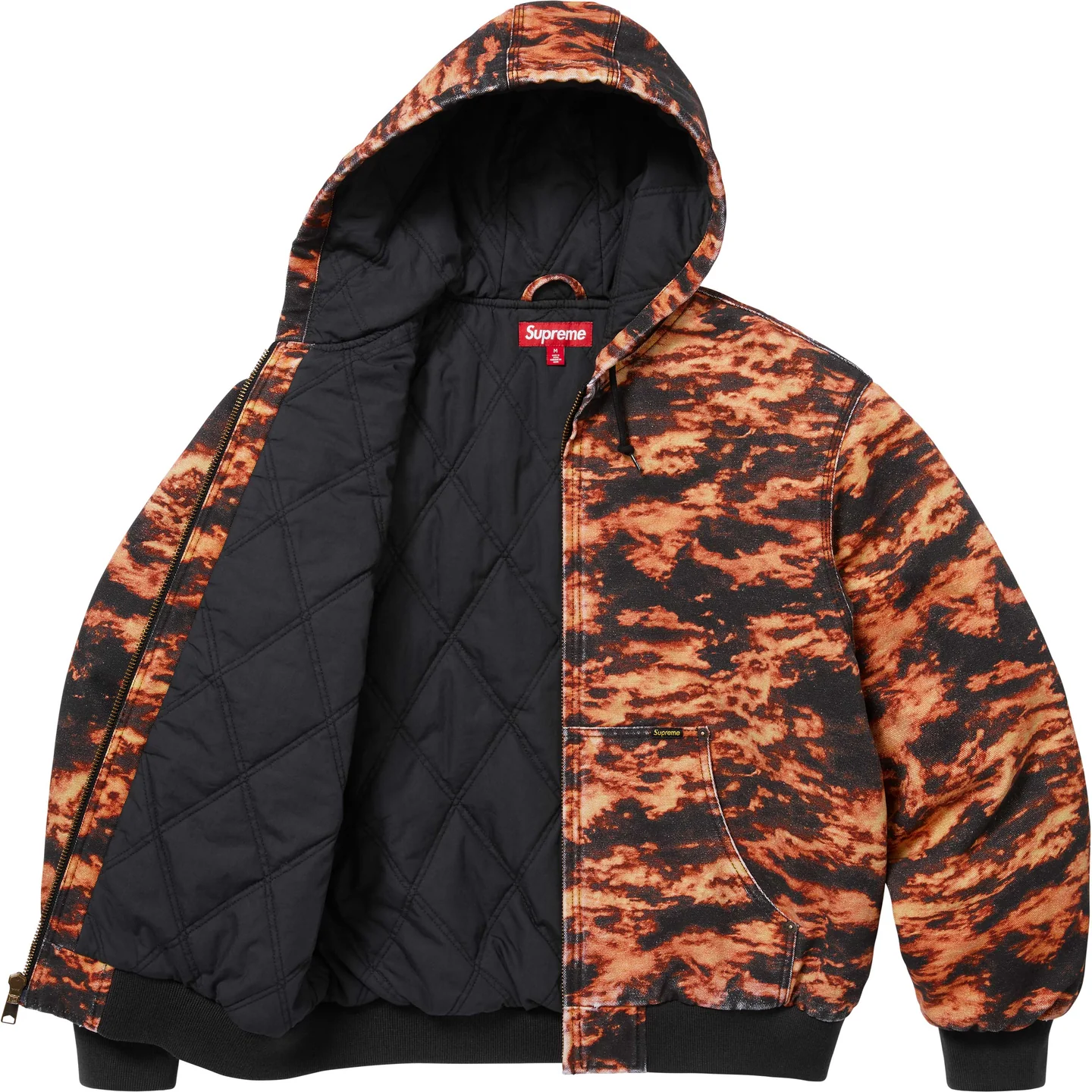 Supreme AOI Embroidered Hooded Work Jacket