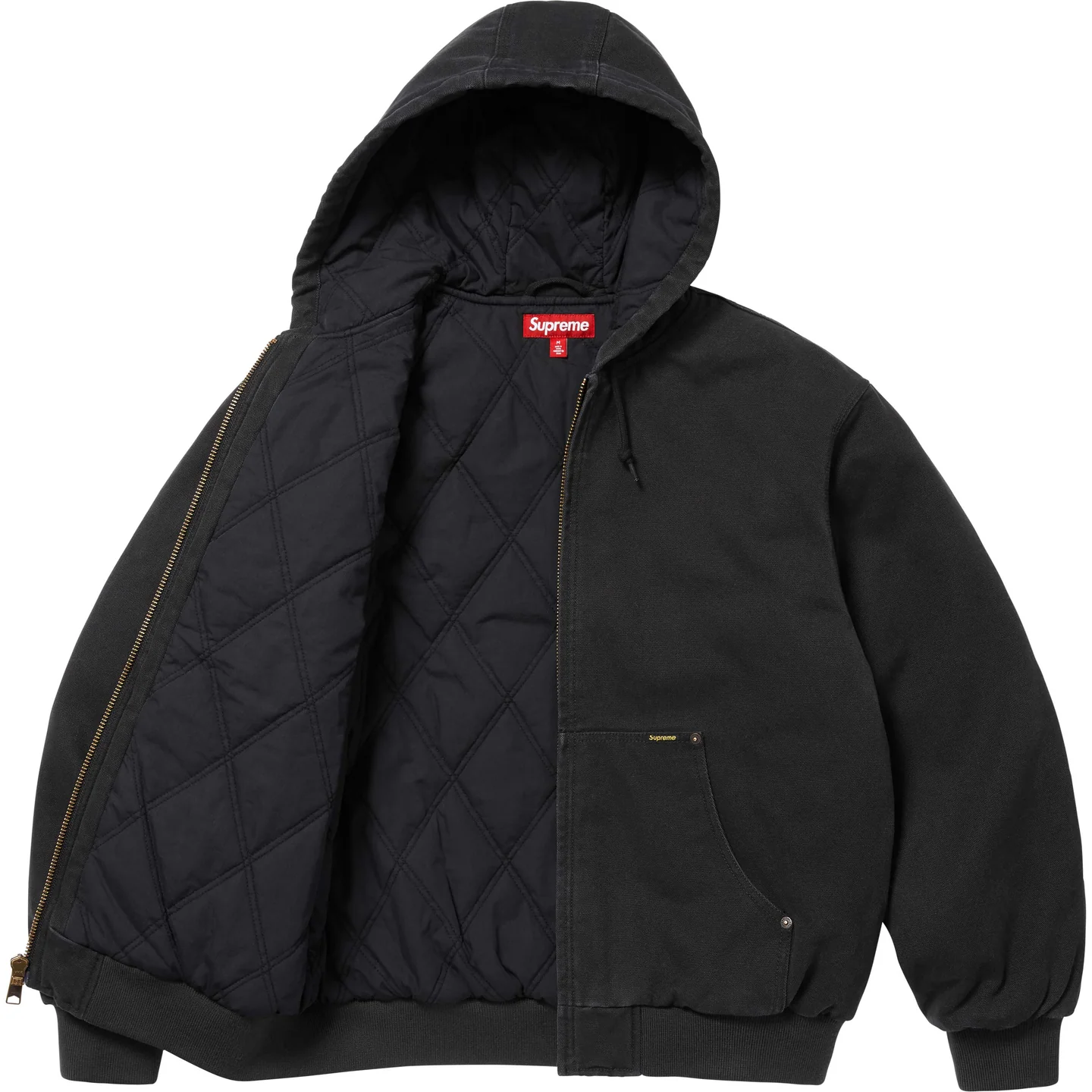 Supreme AOI Embroidered Hooded Work Jacket