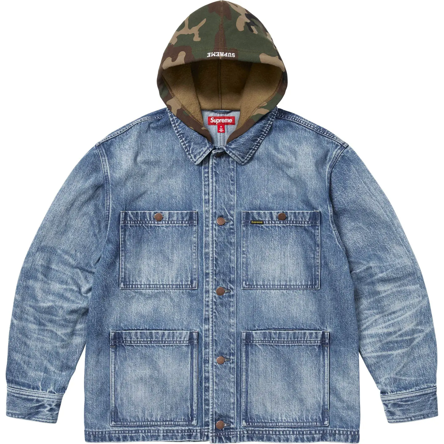 Supreme Supreme Worn Hooded Chore Coat