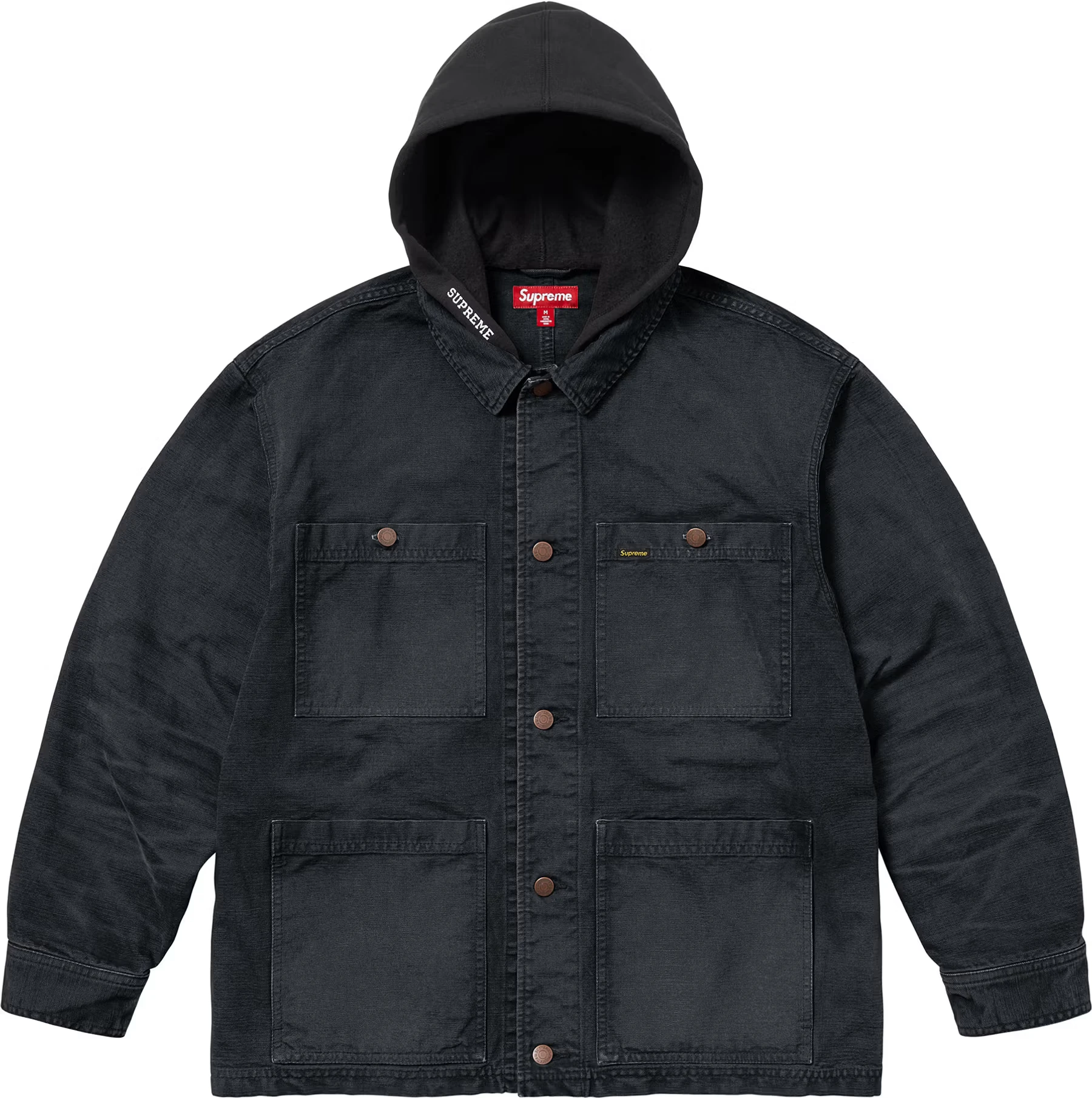 Supreme Worn Hooded Chore Coat