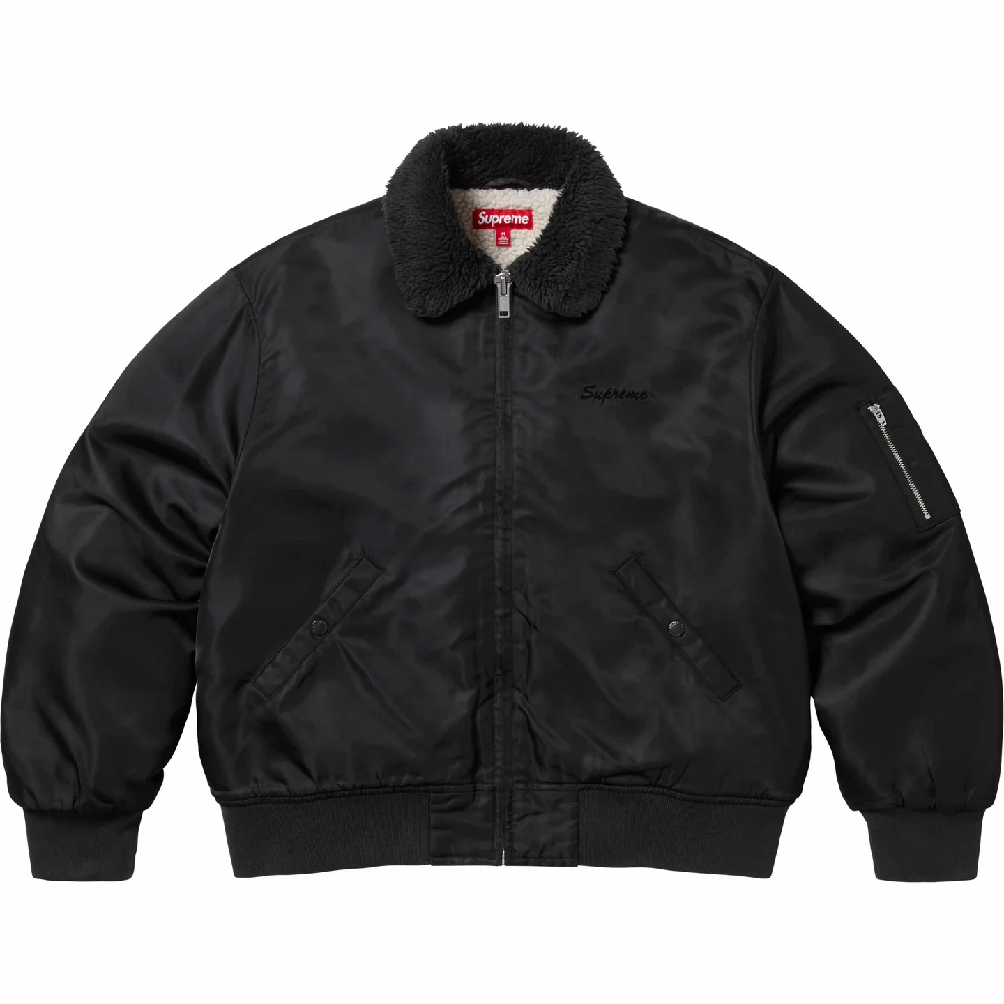Supreme】24FW Week6 Faux Shearling Lined Bomber Jacket