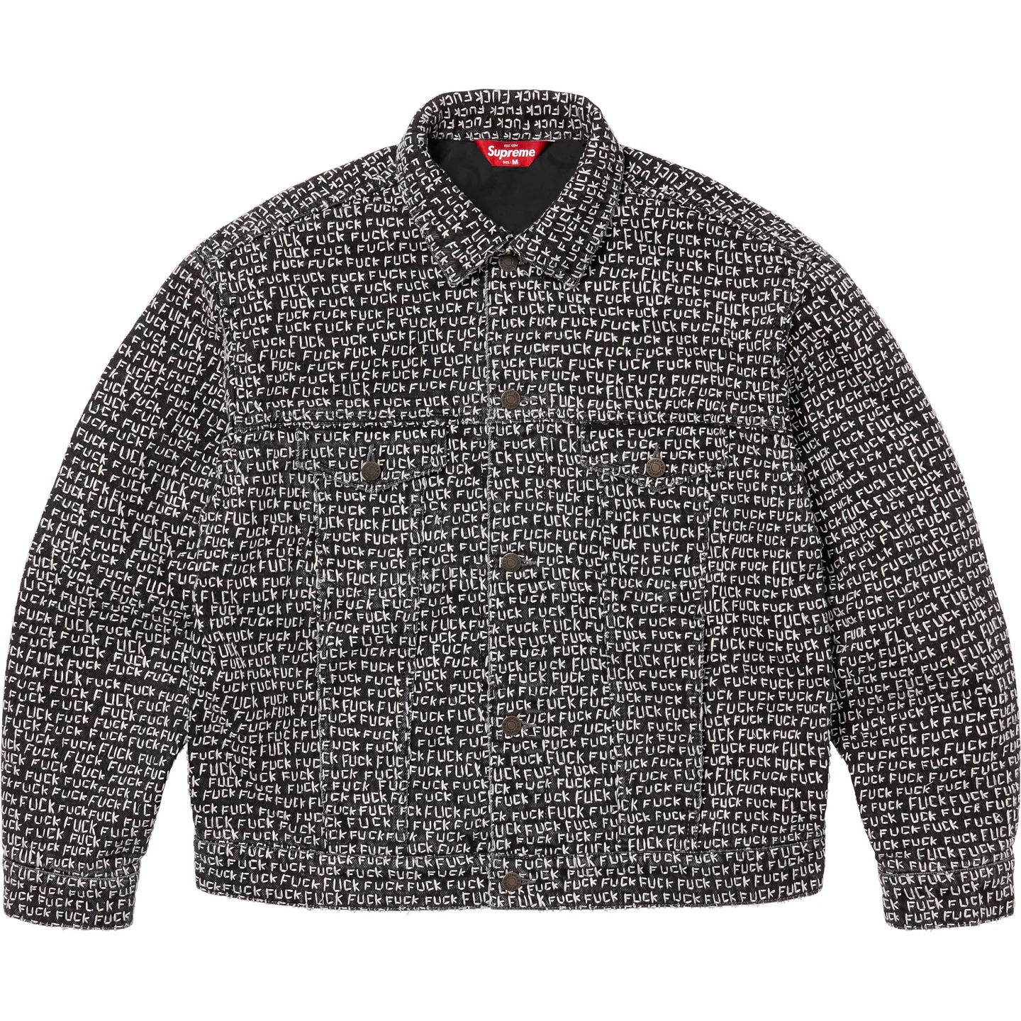Supreme Fuck Stitch Denim Trucker Jacket