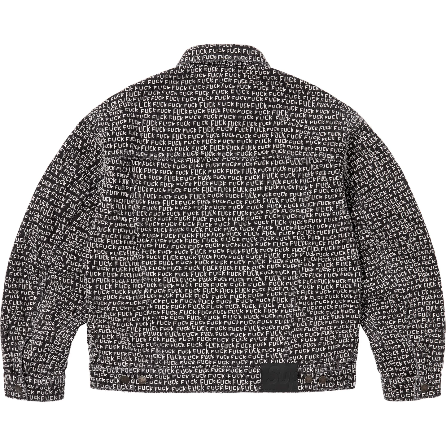 Supreme Fuck Stitch Denim Trucker Jacket