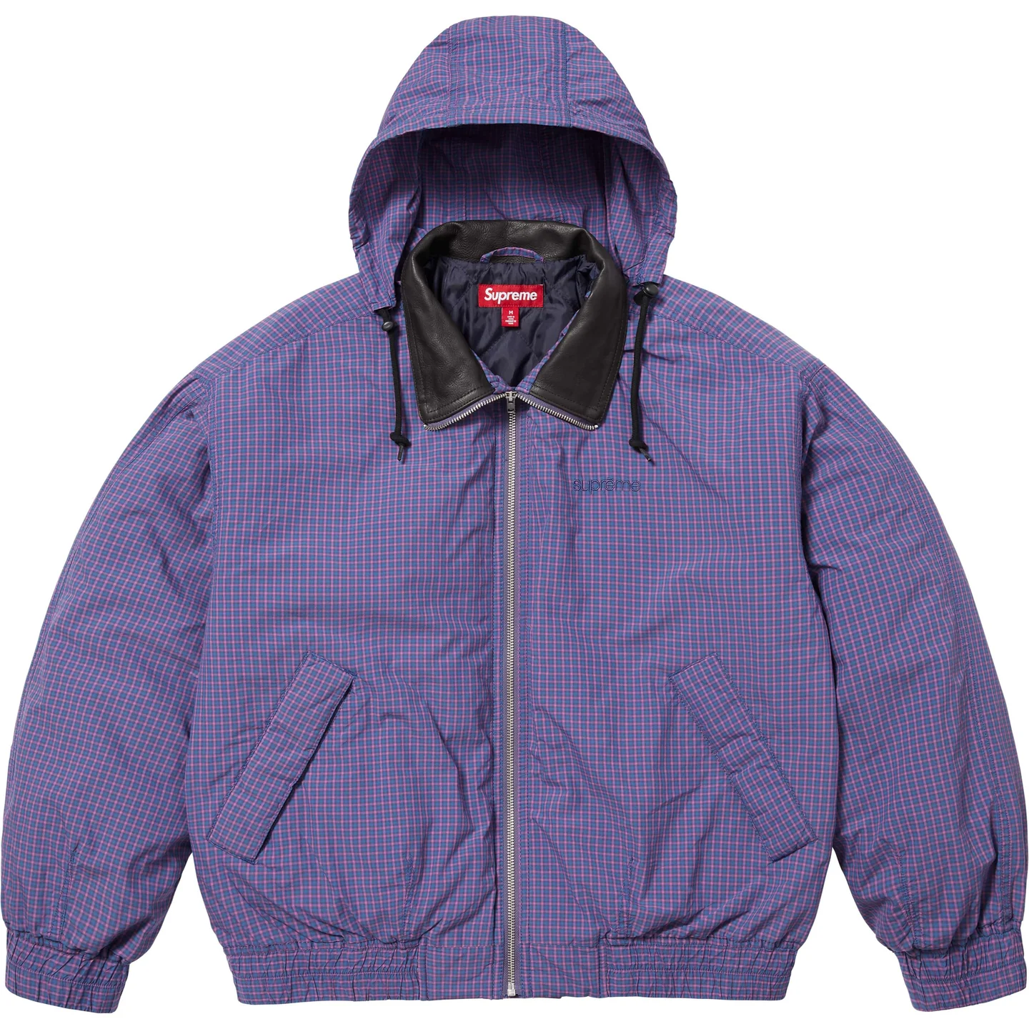 Supreme Supreme Leather Collar Utility Jacket