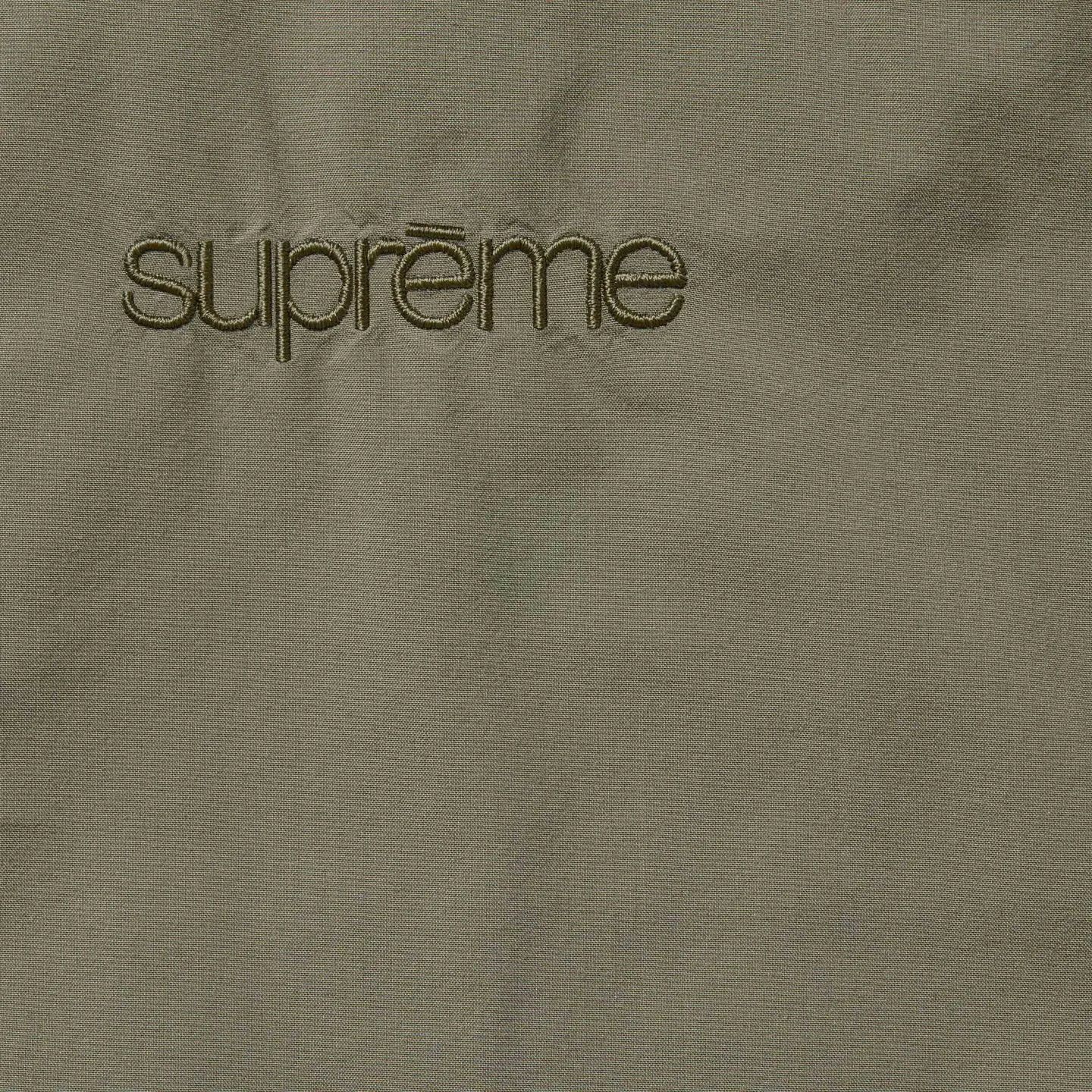 Supreme Supreme Leather Collar Utility Jacket