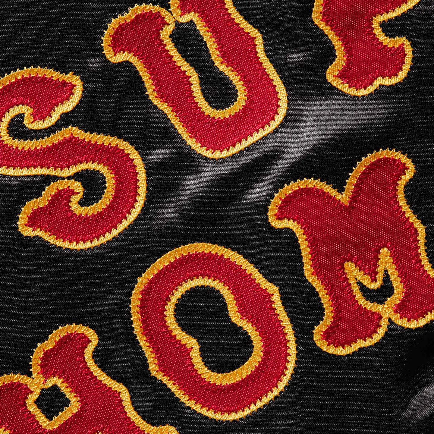 Supreme Supreme Supreme®/Homerun Satin Hooded Varsity Jacket