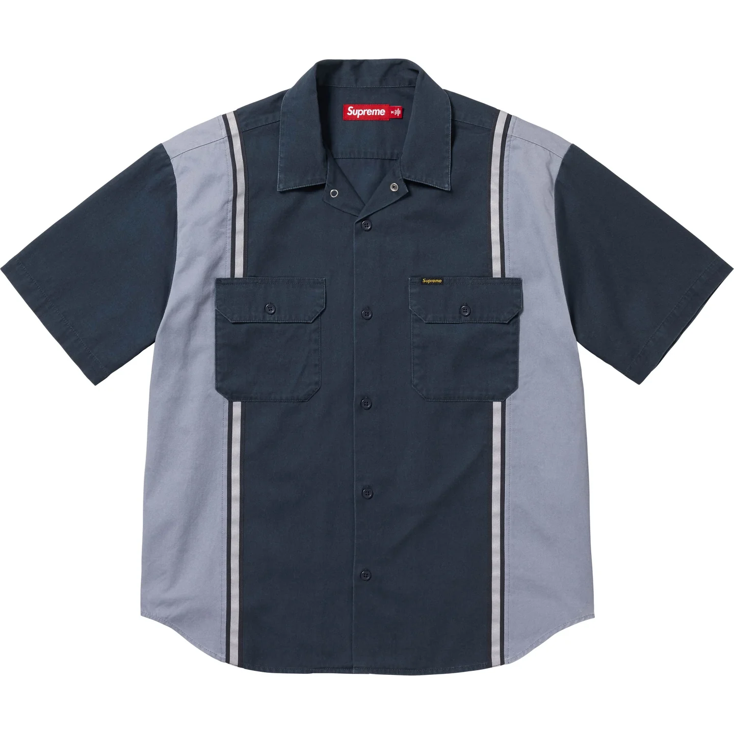 Supreme Supreme Reflective Stripe S/S Work Shirt