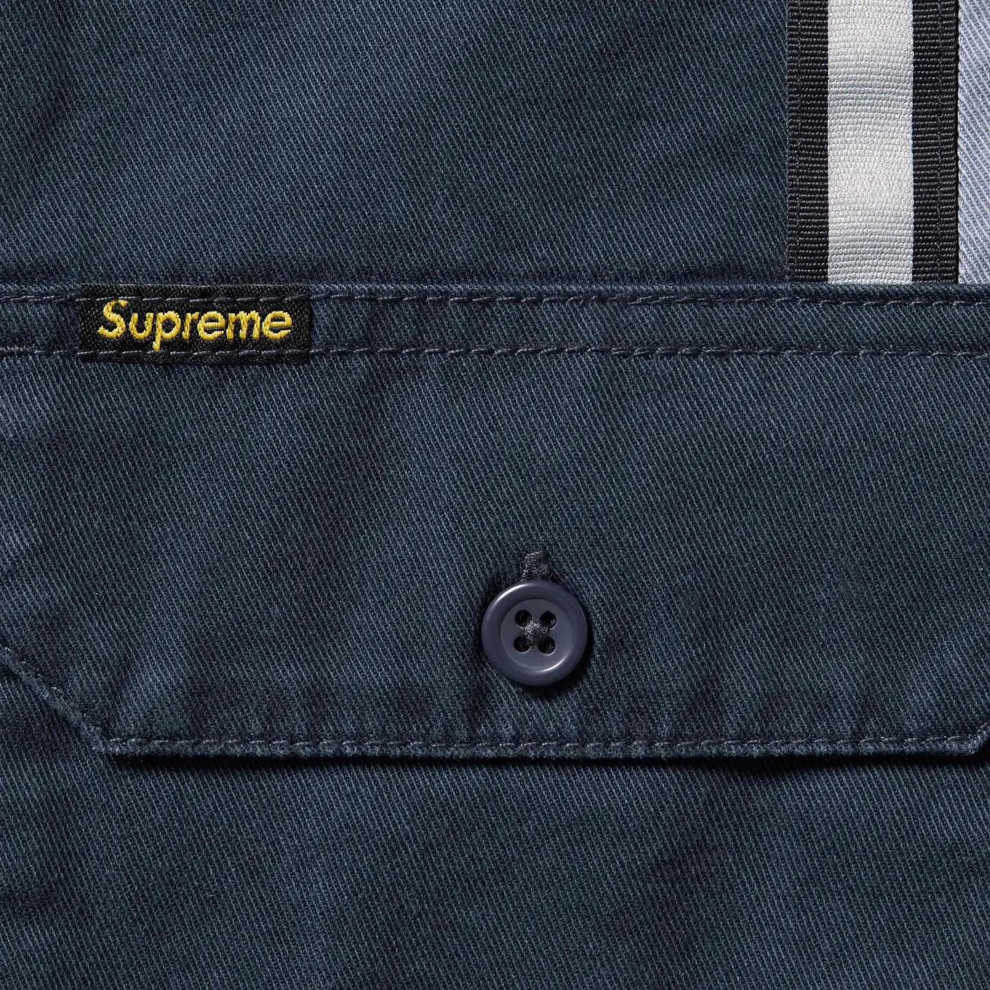 Supreme Supreme Reflective Stripe S/S Work Shirt