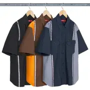 Supreme Reflective Stripe S/S Work Shirt