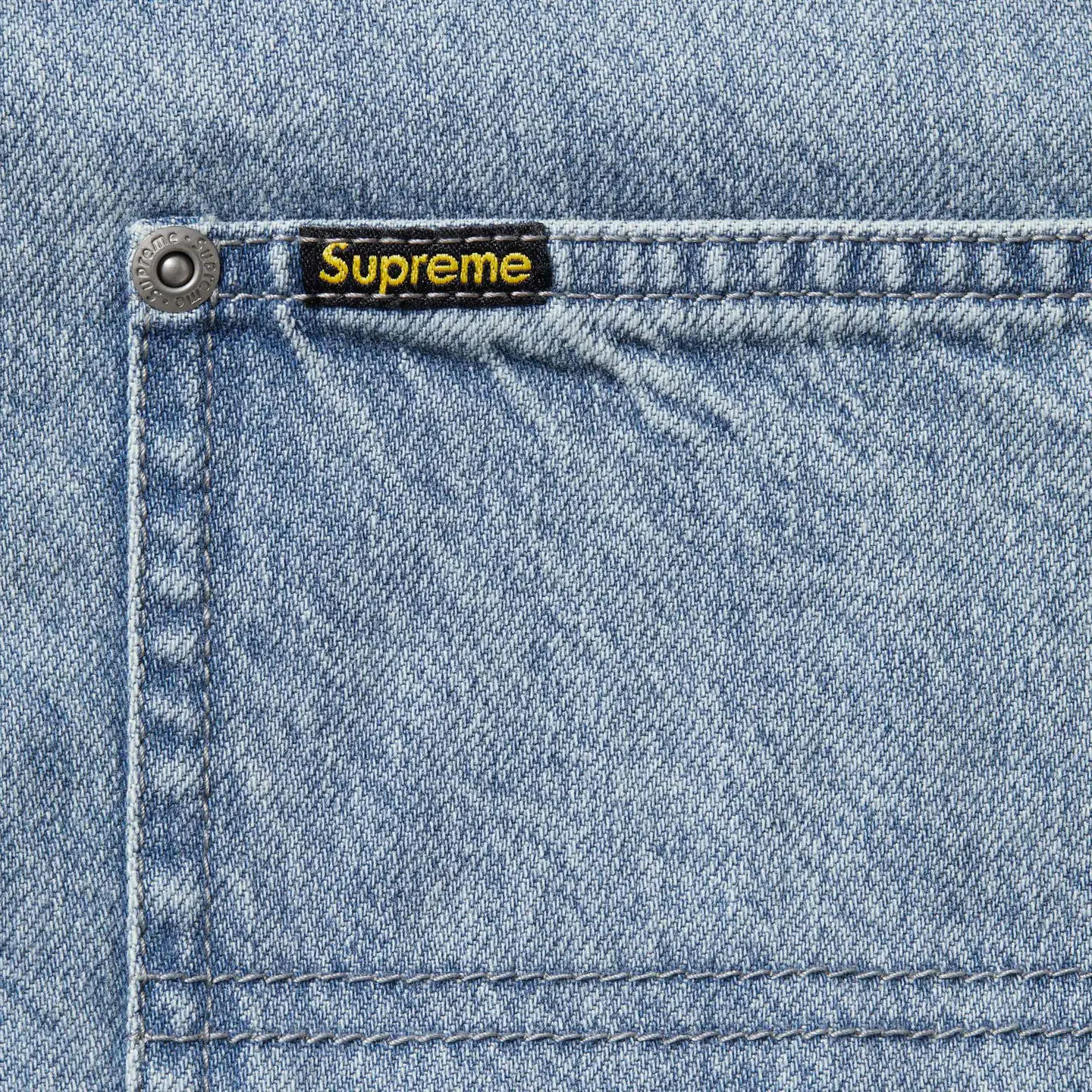 Supreme Supreme Loose Fit S/S Denim Painter Shirt