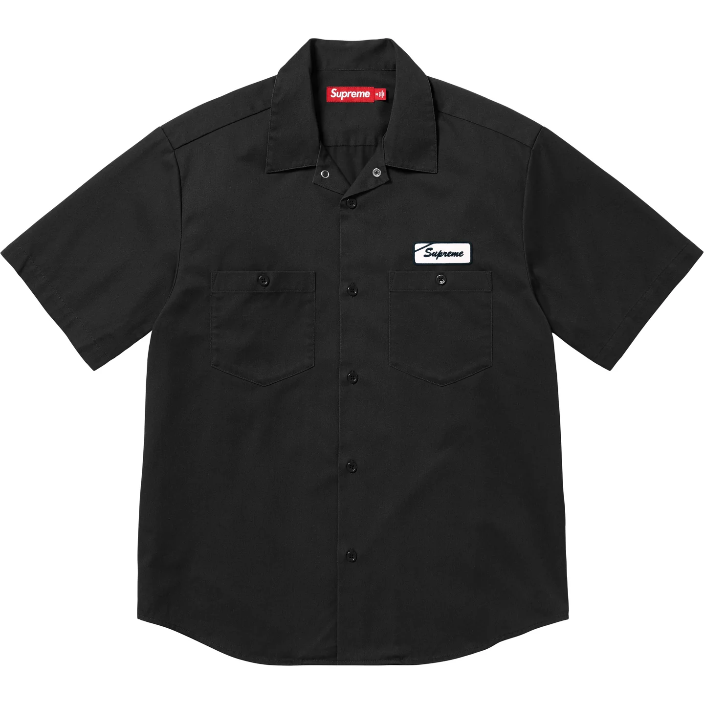 Supreme Zip Up S S Work Shirt (SS19) - $128