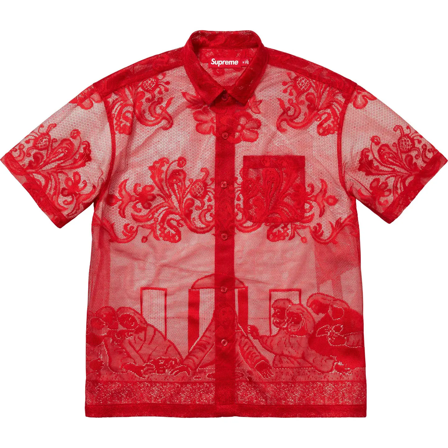 Supreme Last Supper Lace S/S Shirt