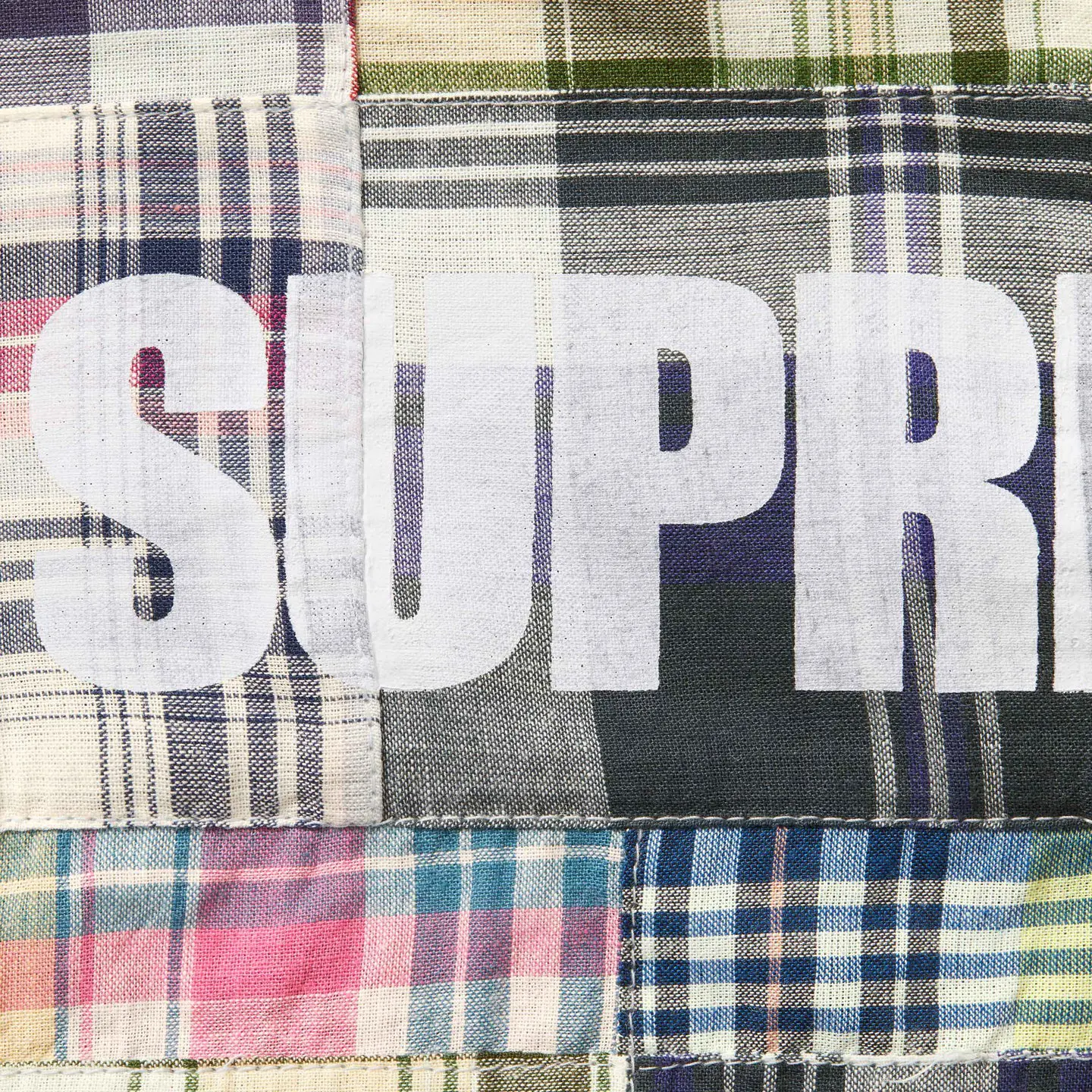 Supreme Supreme®/GOODENOUGH Patchwork Madras S/S Shirt