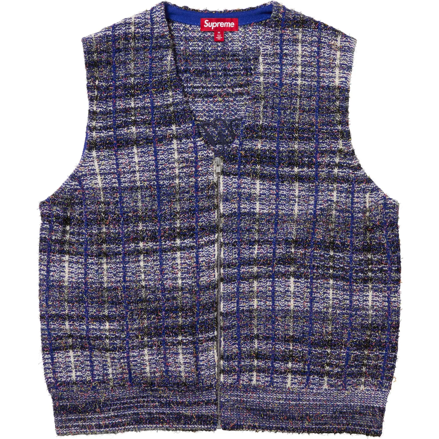 Supreme Supreme Speckled Zip Up Sweater Vest