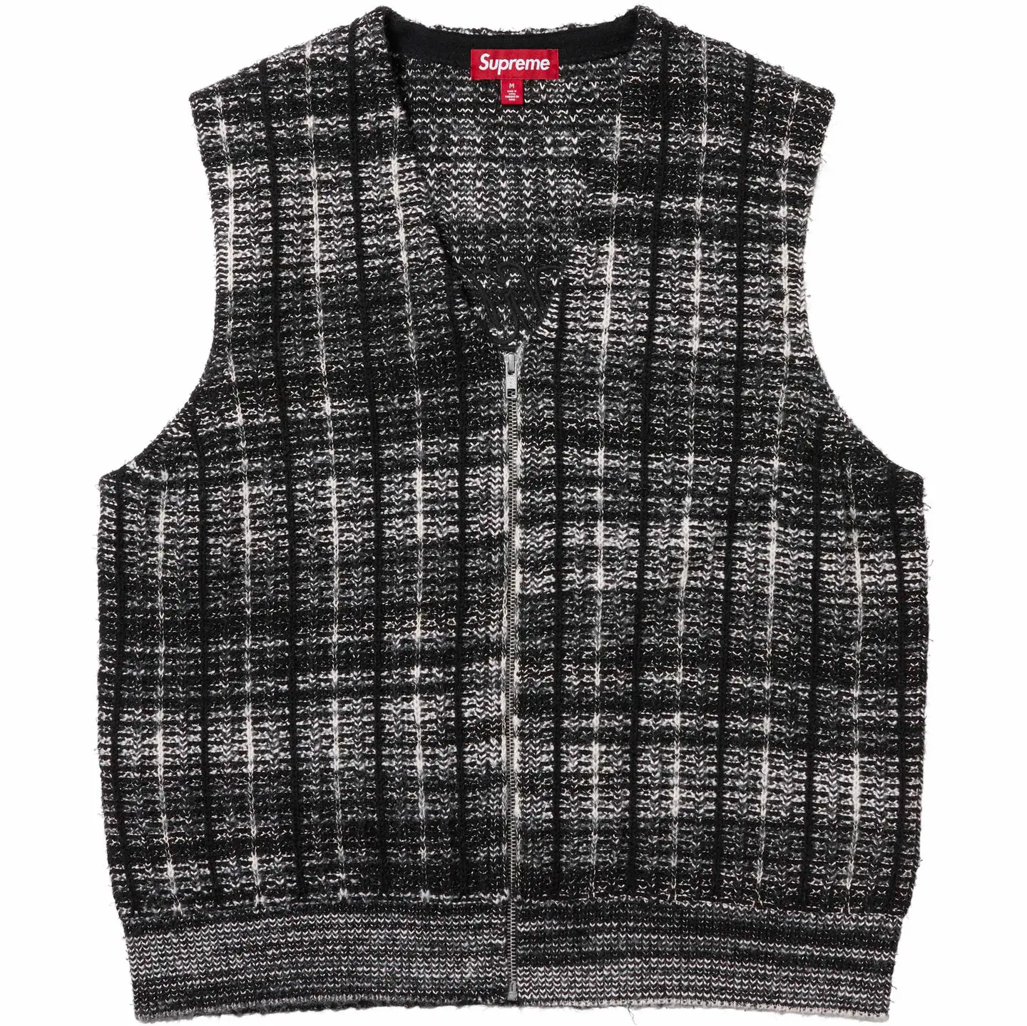Supreme Supreme Speckled Zip Up Sweater Vest