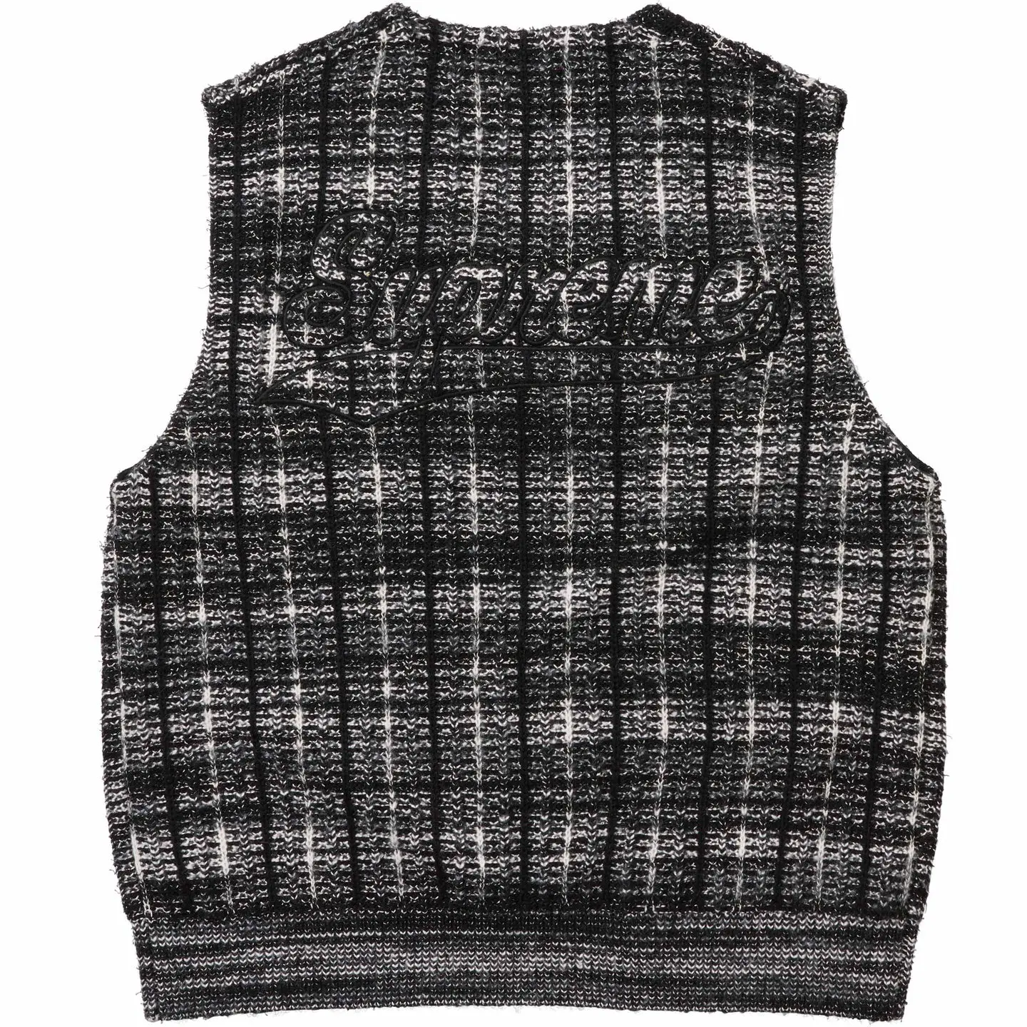 Supreme Supreme Speckled Zip Up Sweater Vest