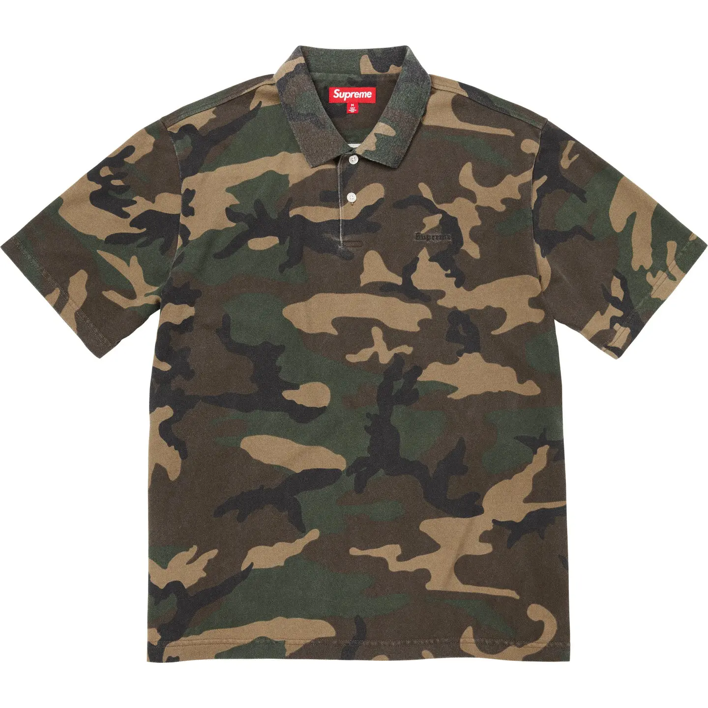 Supreme Supreme Washed Camo Polo