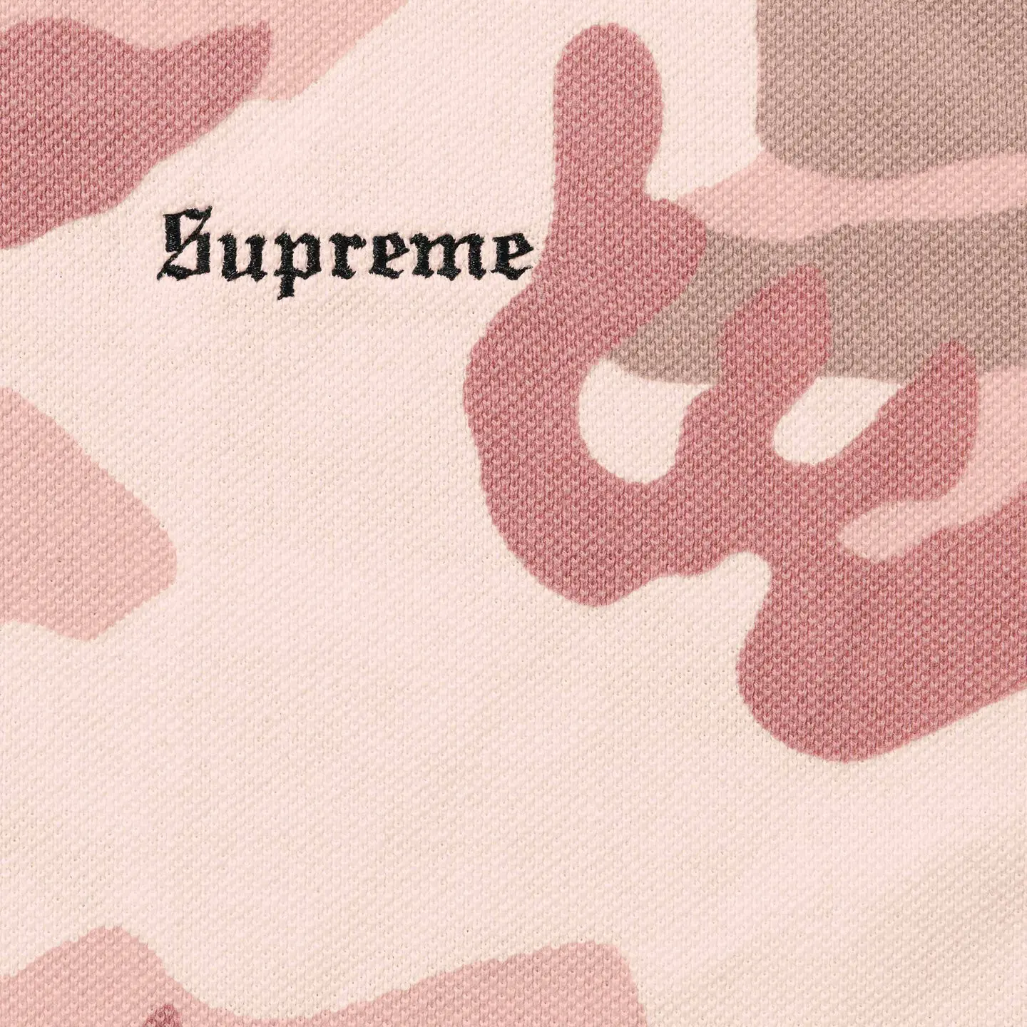 Supreme Supreme Washed Camo Polo