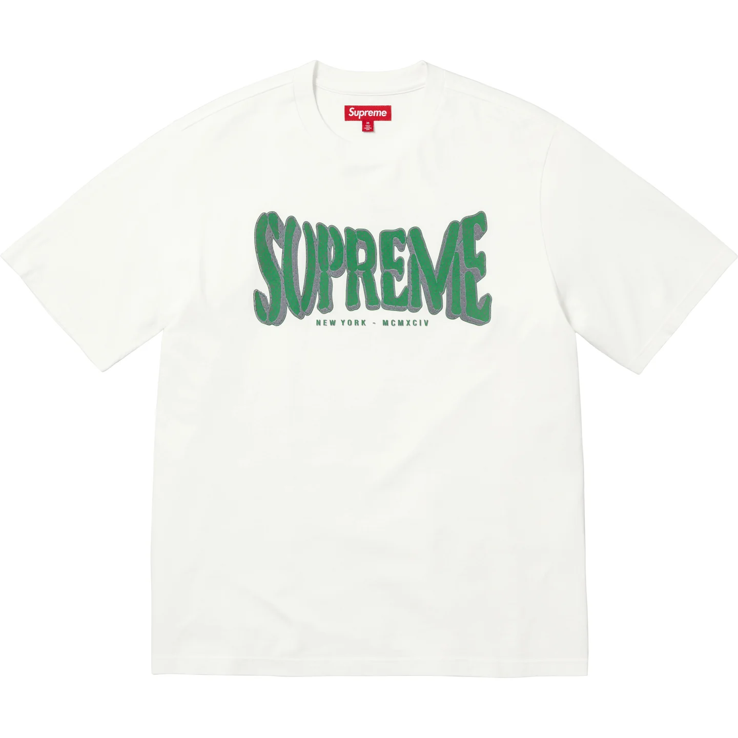 Supreme Supreme Flocked Washed S/S Top