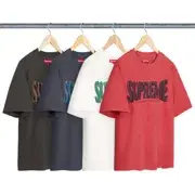 Supreme Flocked Washed S/S Top