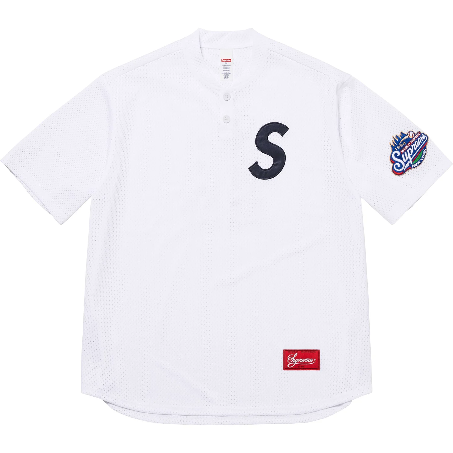 Supreme Supreme S Logo Baseball Henley