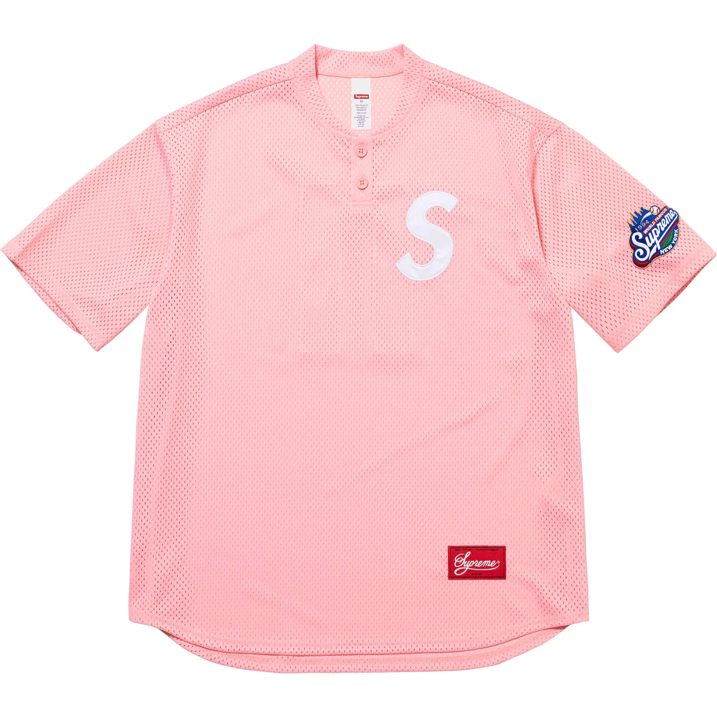 Supreme Supreme S Logo Baseball Henley