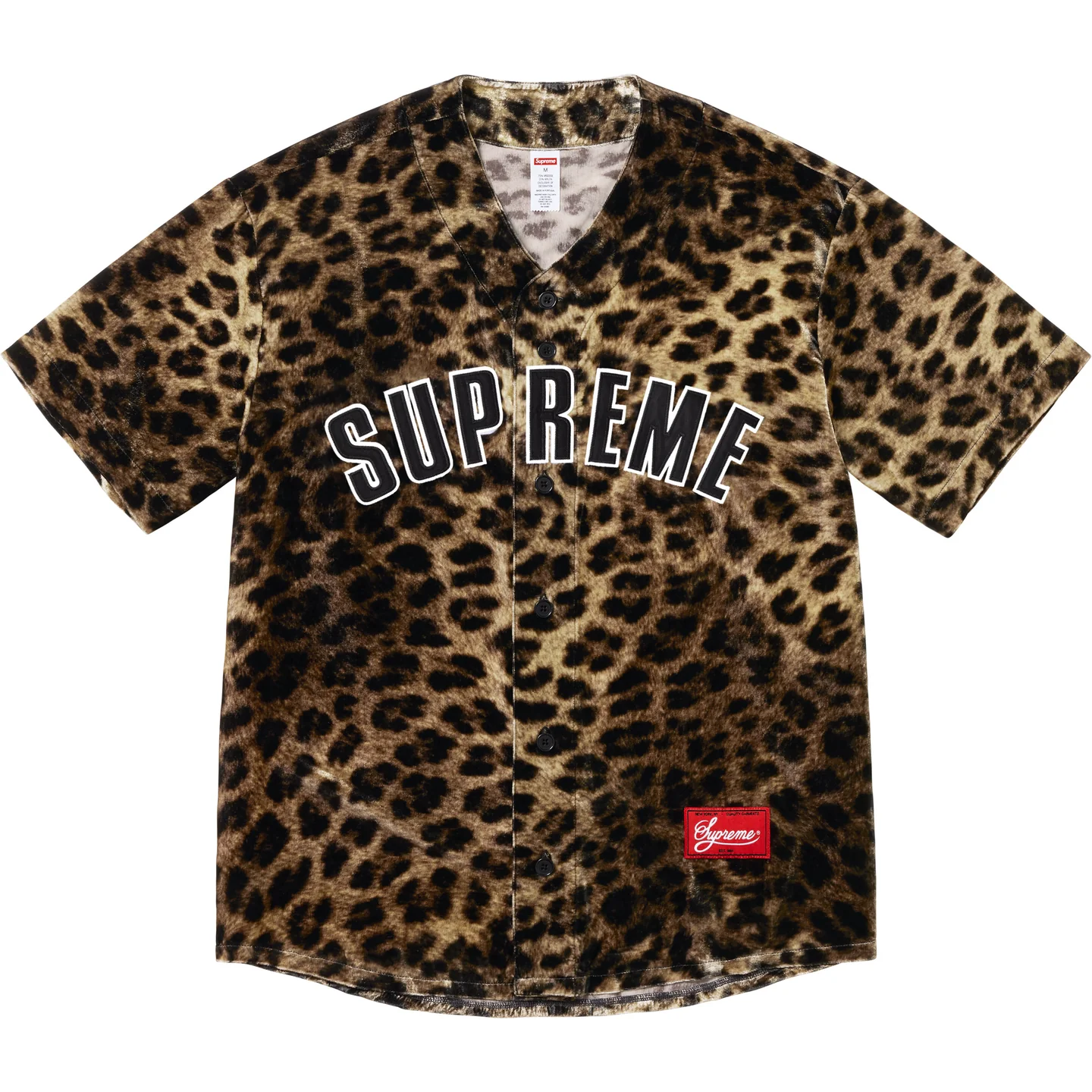 Supreme Supreme Velvet Baseball Jersey