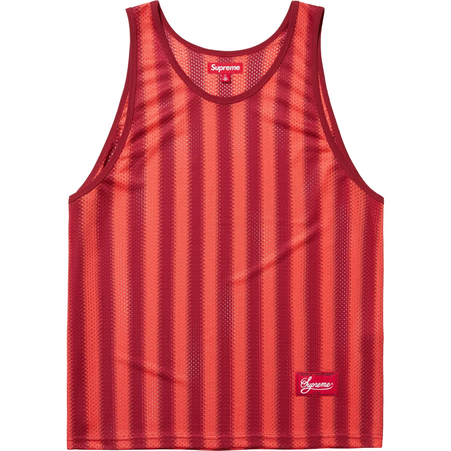 Supreme Supreme Stripe Mesh Tank Top