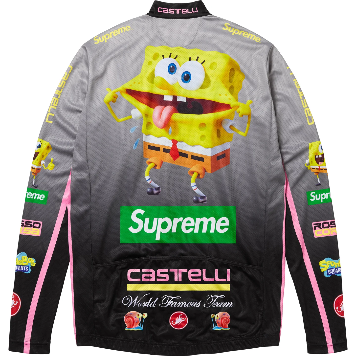 Supreme Supreme®/SpongeBob SquarePants Castelli® L/S Cycling Jersey