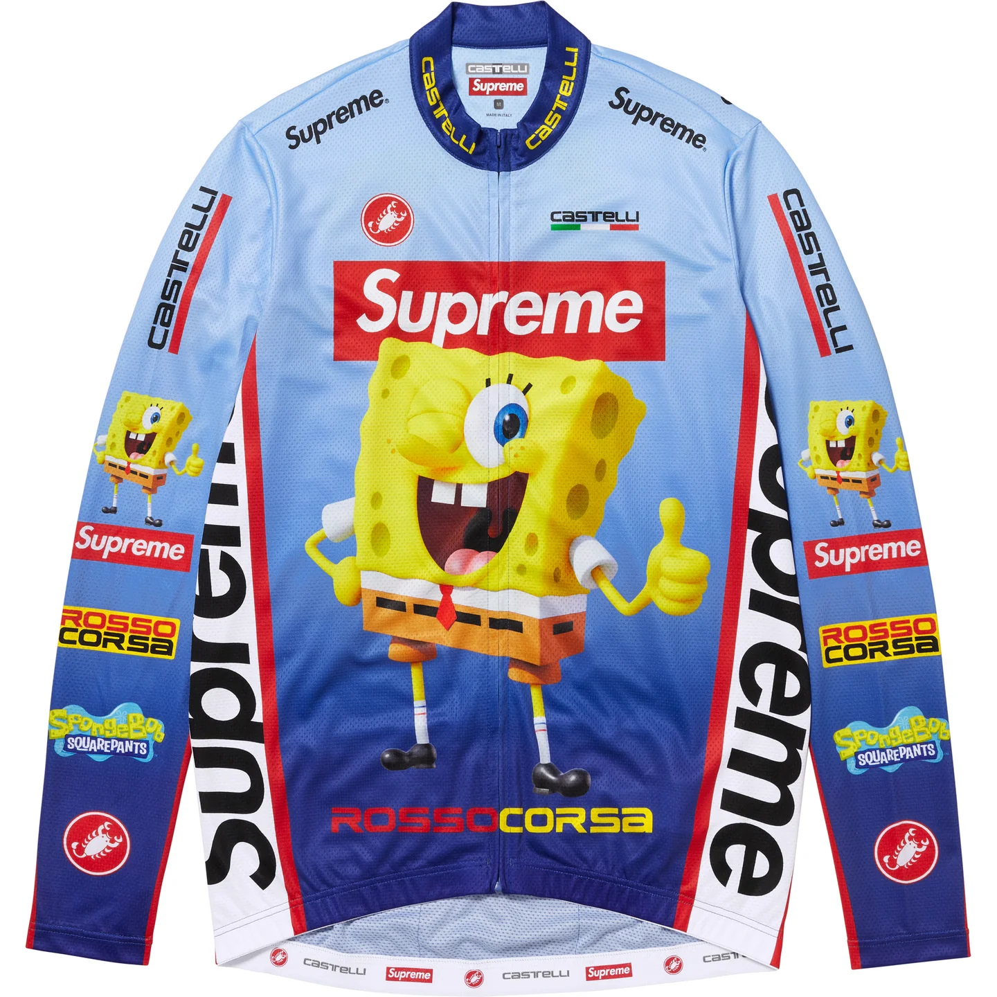 Supreme Supreme®/SpongeBob SquarePants Castelli® L/S Cycling Jersey