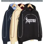 Supreme Curve Piping Hooded Sweatshirt